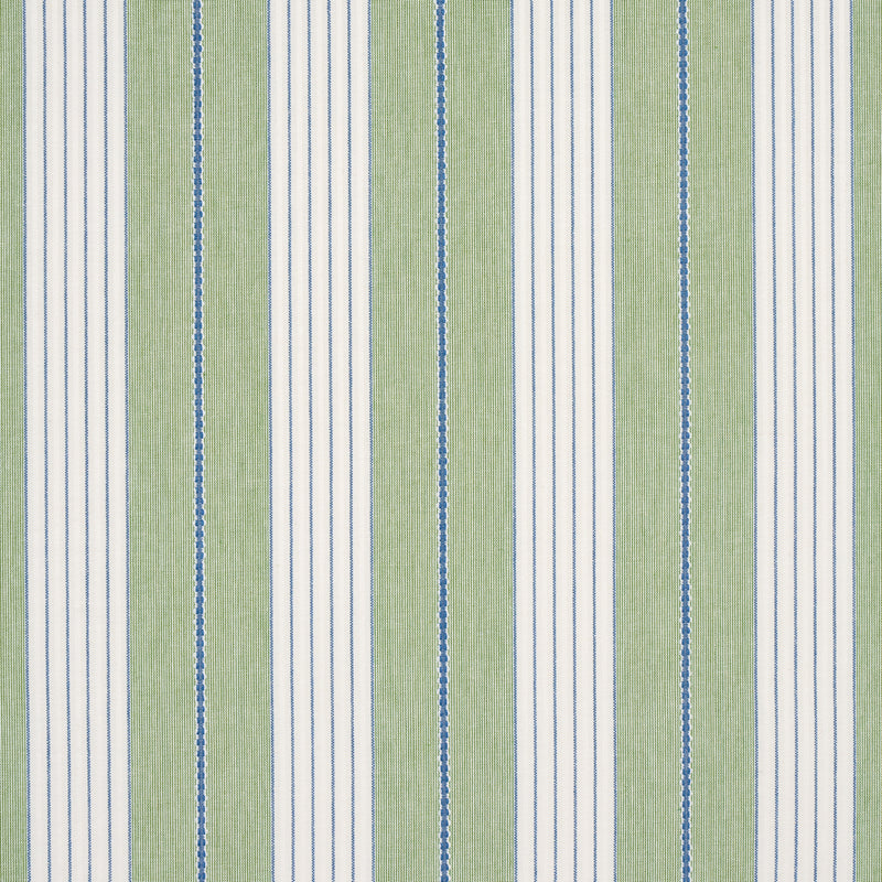 Schumacher AUDREY STRIPE GREEN Fabric | Atlanta Fabrics