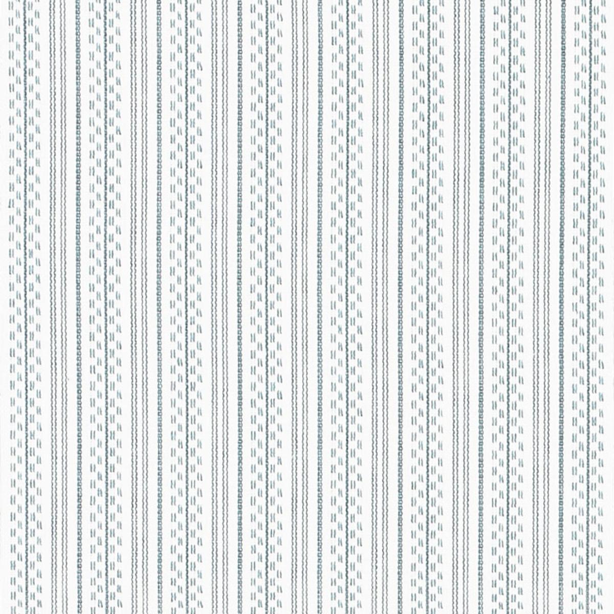 Schumacher JACK STRIPE SKY Fabric | Atlanta Fabrics