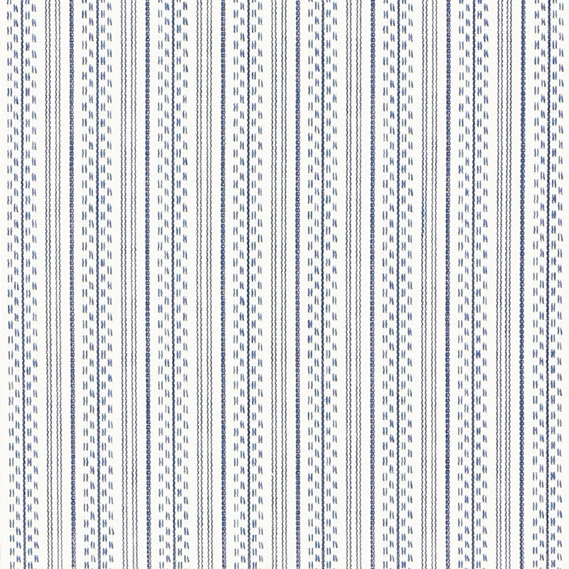 Schumacher JACK STRIPE NAVY Fabric | Atlanta Fabrics
