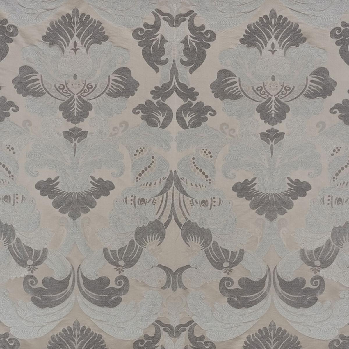 Schumacher MOLVENO DAMASCO PEWTER Fabric | Atlanta Fabrics