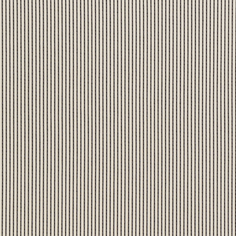 STITCHED STRIPE INDOOR/OUTDOOR BLACK