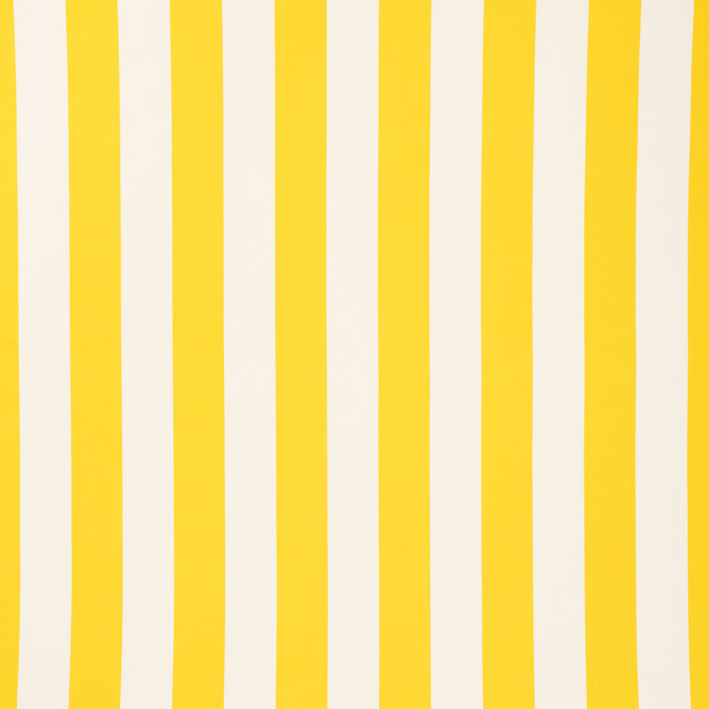 Schumacher CABANA STRIPE INDOOR/OUTDOOR YELLOW Fabric | Atlanta Fabrics