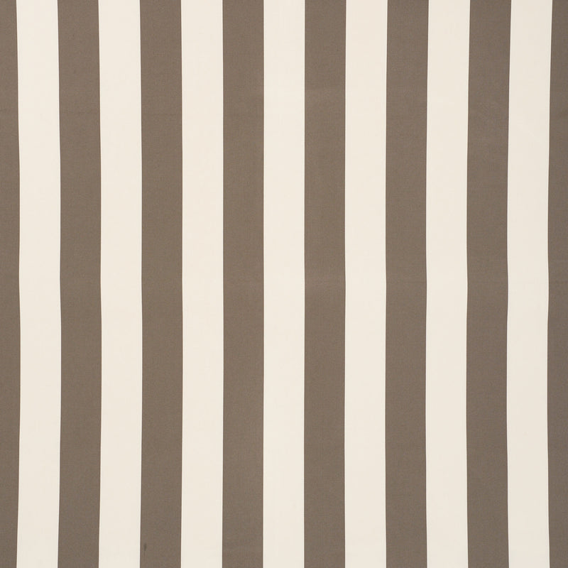 Schumacher CABANA STRIPE INDOOR/OUTDOOR TAUPE Fabric | Atlanta Fabrics