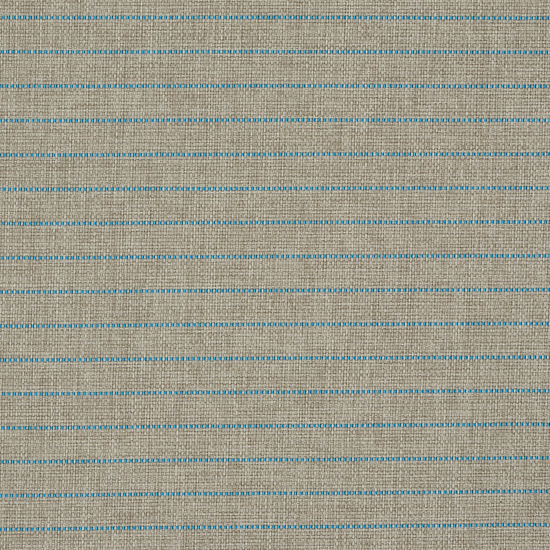 Schumacher MANNING STRIPE INDOOR/OUTDOOR AQUA Fabric | Atlanta Fabrics