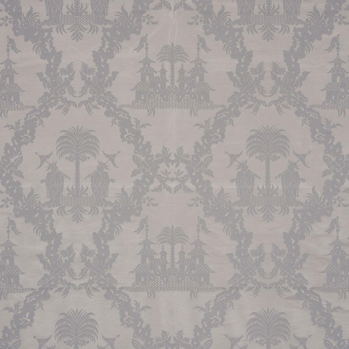 SCHUMACHER CHINOISERIE ROYALE PLATINUM FABRIC | Atlanta Fabrics