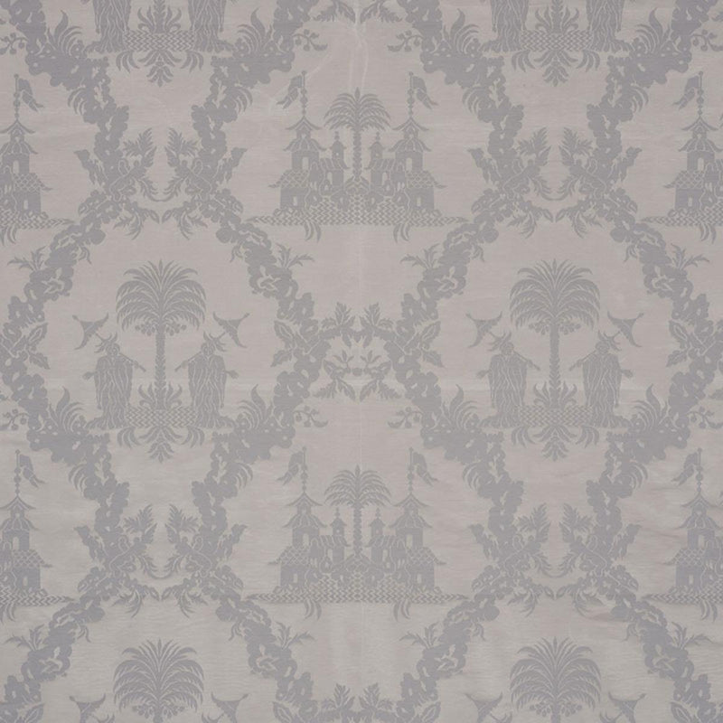 SCHUMACHER CHINOISERIE ROYALE PLATINUM FABRIC | Atlanta Fabrics