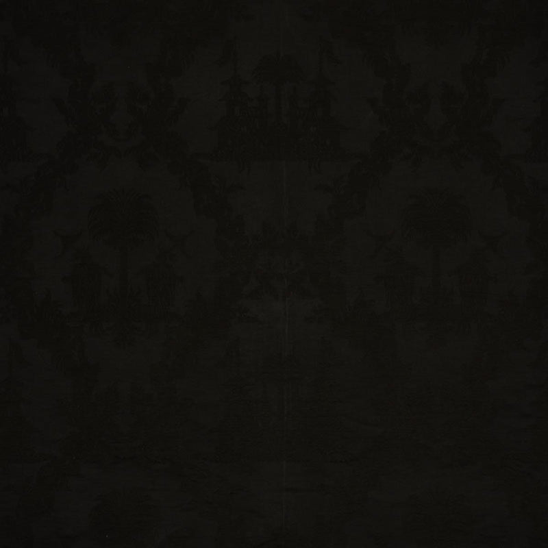 SCHUMACHER CHINOISERIE ROYALE BLACK FABRIC | Atlanta Fabrics
