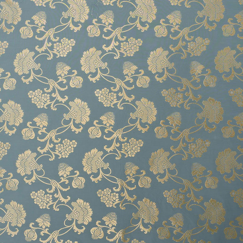 SCHUMACHER MARGAUX CIEL SHIMMER FABRIC | Atlanta Fabrics