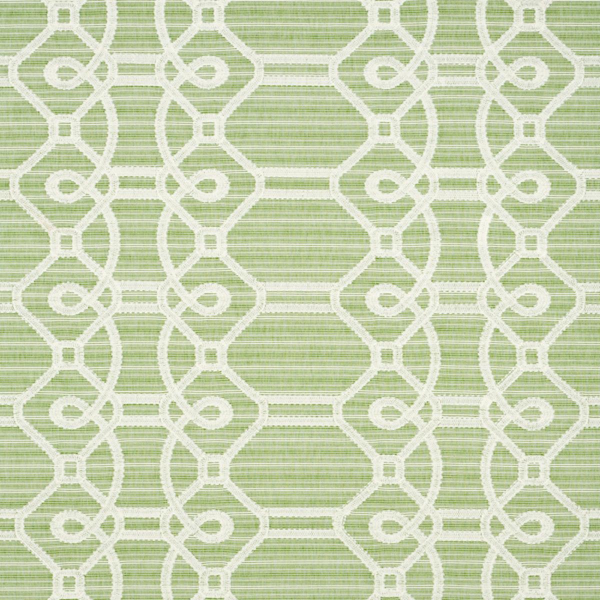 ZIZ EMBROIDERY GREEN