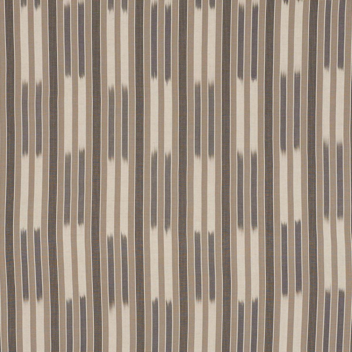 SCHUMACHER CUSCO IKAT CHARCOAL FABRIC | Atlanta Fabrics