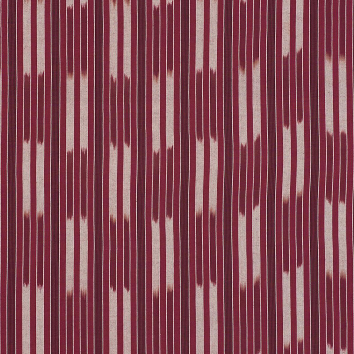 SCHUMACHER CUSCO IKAT BERRY FABRIC | Atlanta Fabrics