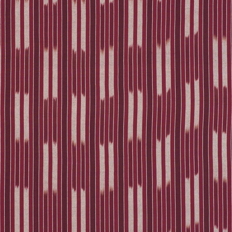 SCHUMACHER CUSCO IKAT BERRY FABRIC | Atlanta Fabrics