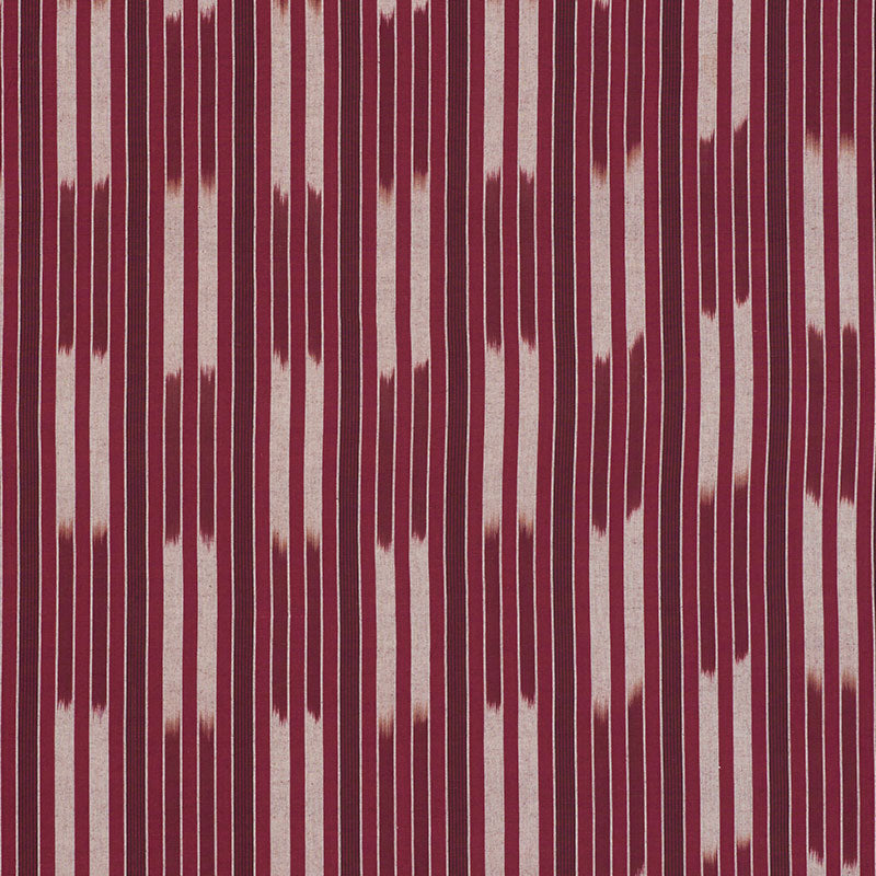 Schumacher CUSCO IKAT BERRY Fabric | Atlanta Fabrics