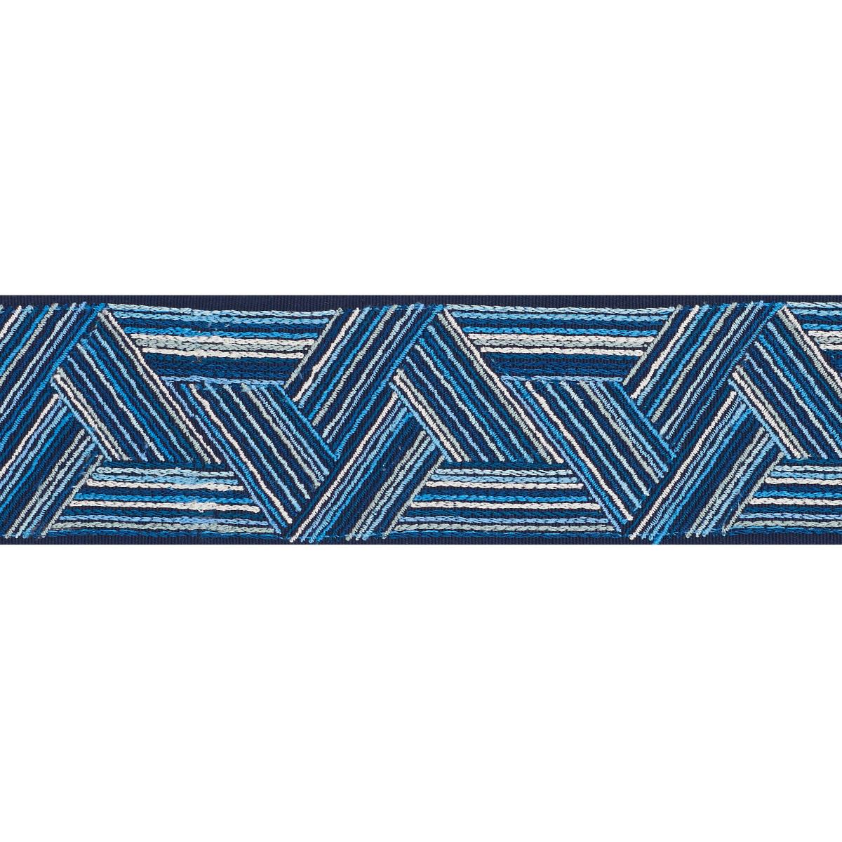SCHUMACHER INARA TAPE BLUES TRIM | Atlanta Fabrics