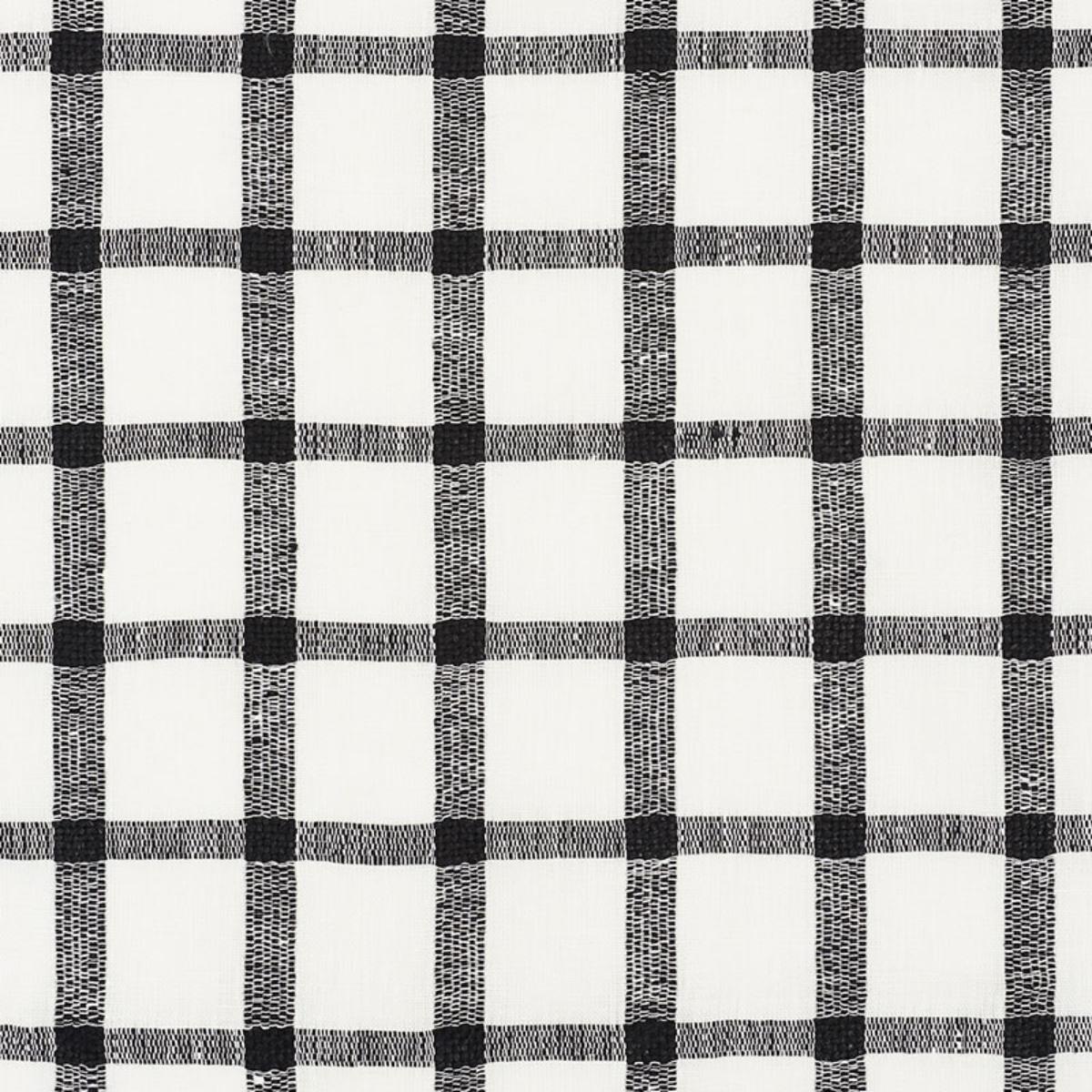 PAULINE CHECK CASEMENT BLACKWORK
