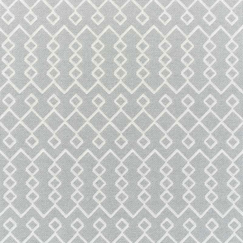 Schumacher BRICOLETTE GREY Fabric | Atlanta Fabrics