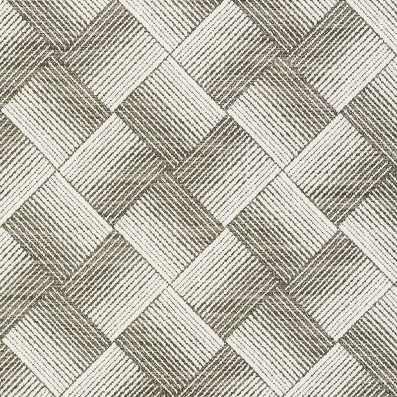 SCHUMACHER ASHBERG CHARCOAL FABRIC | Atlanta Fabrics