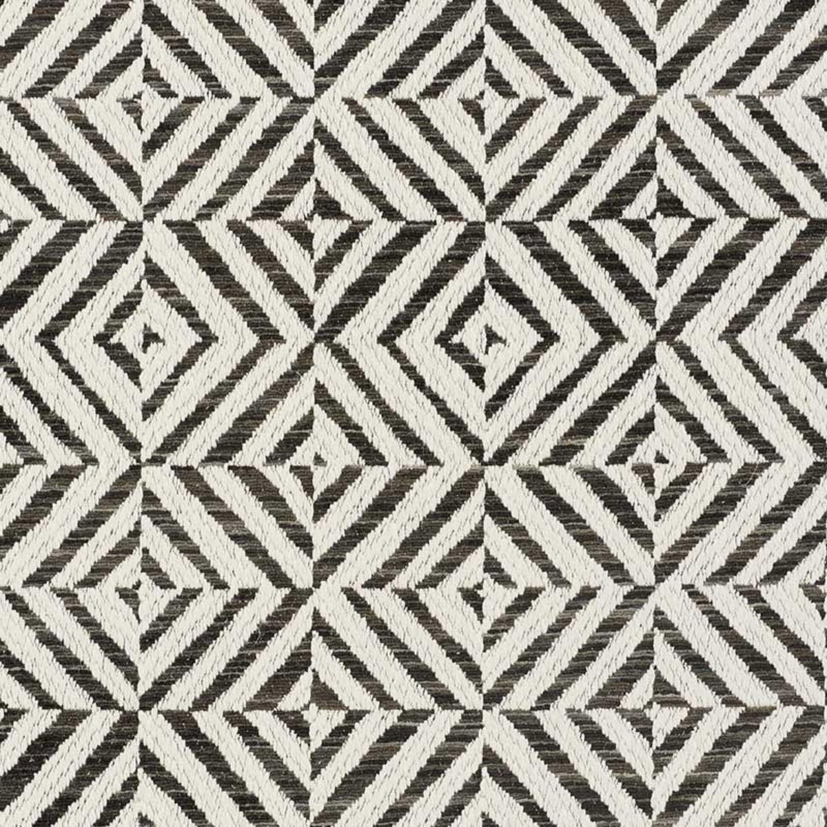 SCHUMACHER JUBILEE CHARCOAL FABRIC | Atlanta Fabrics