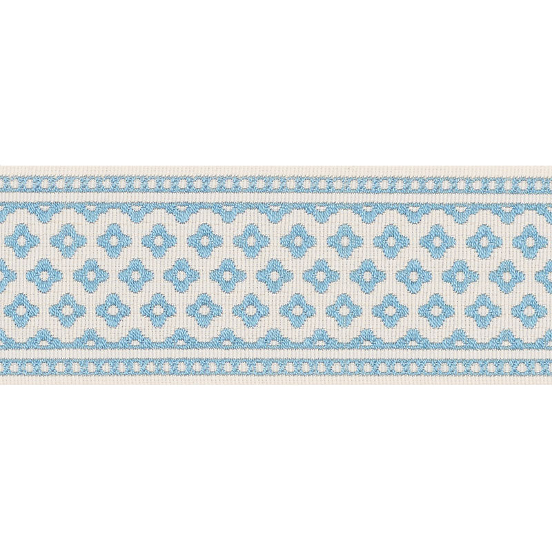 Schumacher CHERIE TAPE BLUE Trim | Atlanta Fabrics