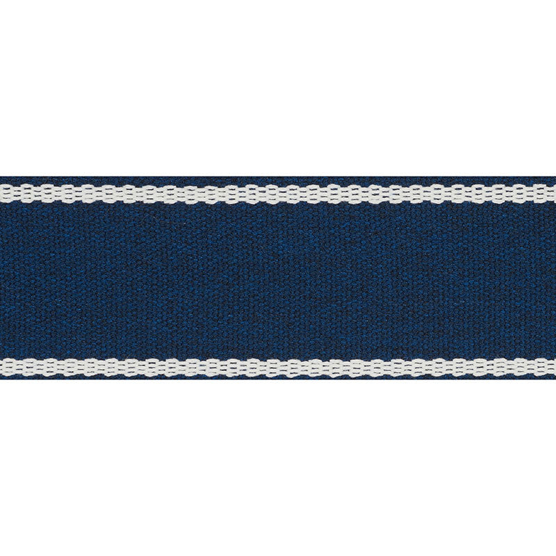 Schumacher SULLIVAN TAPE INDOOR/OUTDOOR NAVY Trim | Atlanta Fabrics