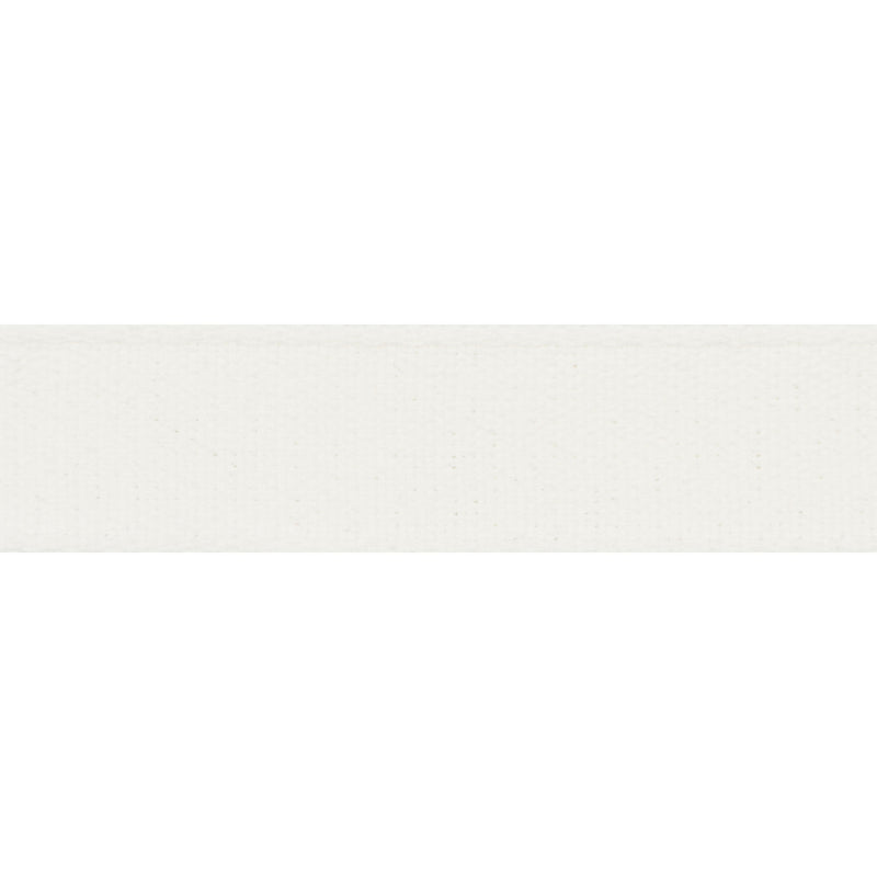 Schumacher ASHWOOD TAPE INDOOR/OUTDOOR WHITE Trim | Atlanta Fabrics