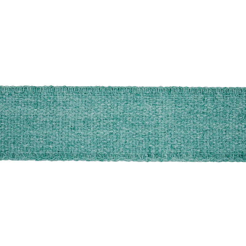 Schumacher ASHWOOD TAPE INDOOR/OUTDOOR AQUA Trim | Atlanta Fabrics