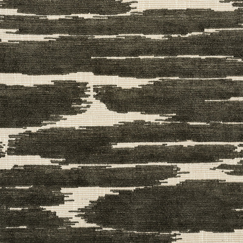 Schumacher GIBSON CHARCOAL Fabric | Atlanta Fabrics