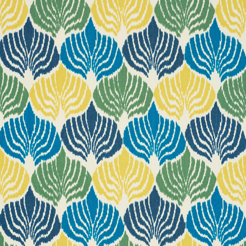 Schumacher KIMONO IKAT COASTAL Fabric | Atlanta Fabrics