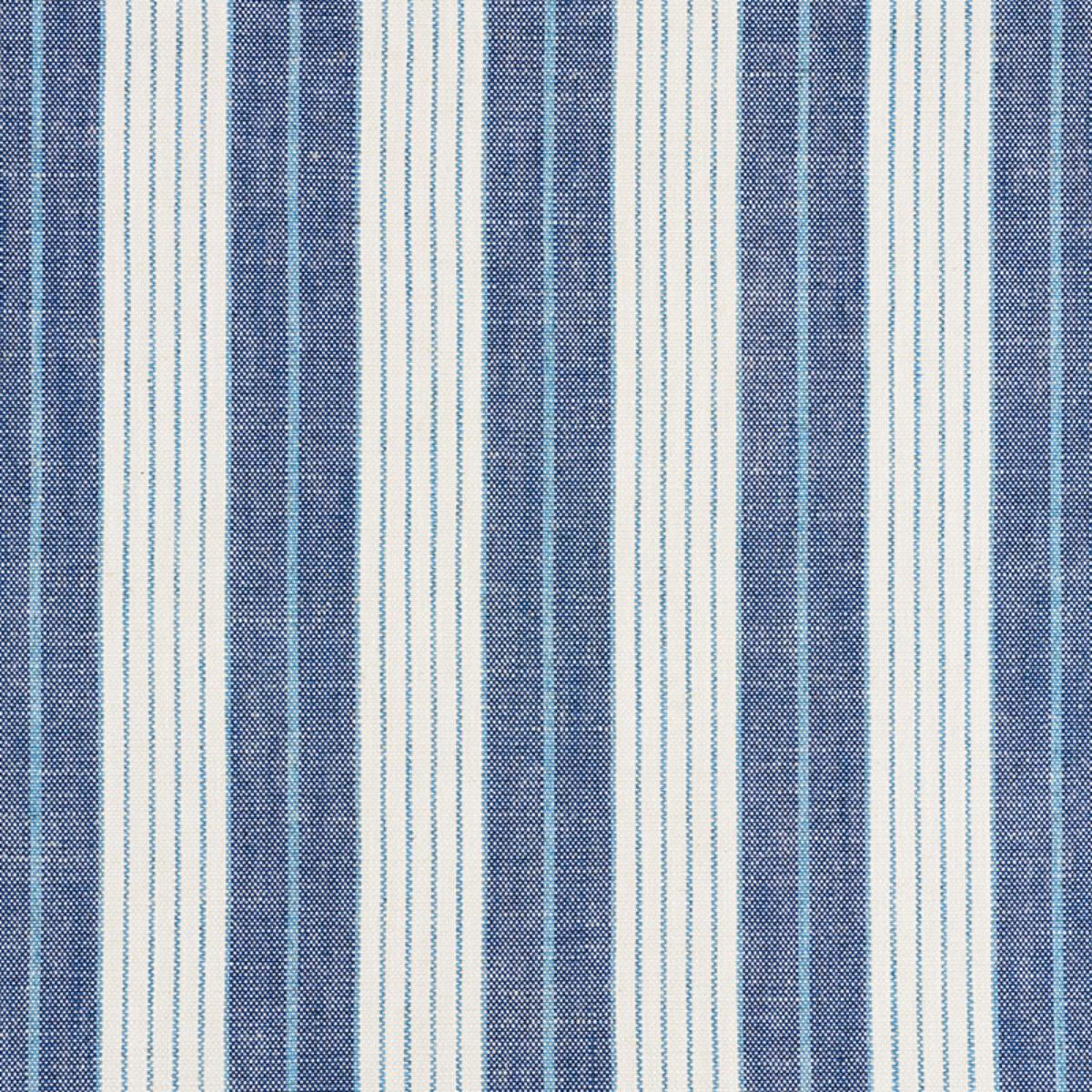 SCHUMACHER HORST STRIPE DELFT FABRIC | Atlanta Fabrics