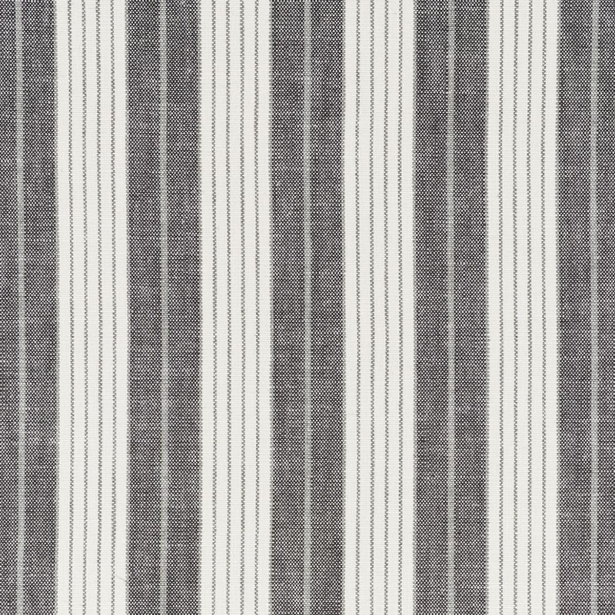 SCHUMACHER HORST STRIPE BLACKWORK FABRIC | Atlanta Fabrics