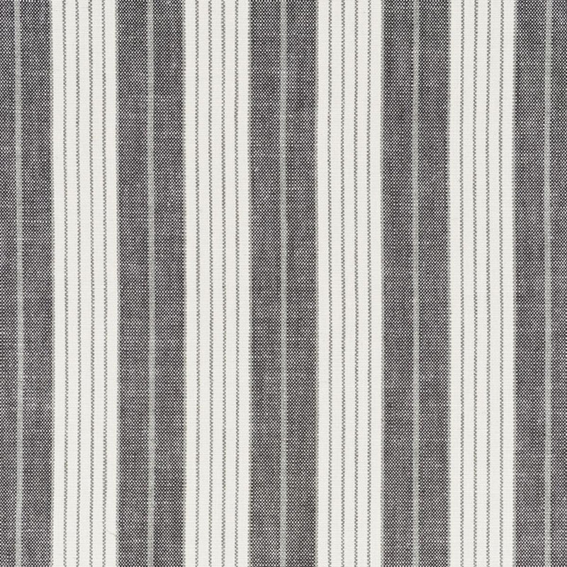 SCHUMACHER HORST STRIPE BLACKWORK FABRIC | Atlanta Fabrics