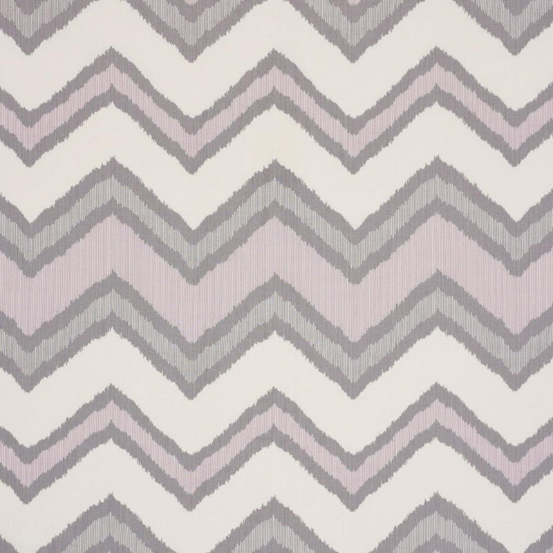 SCHUMACHER CHEVRON IKAT LILAC FABRIC | Atlanta Fabrics