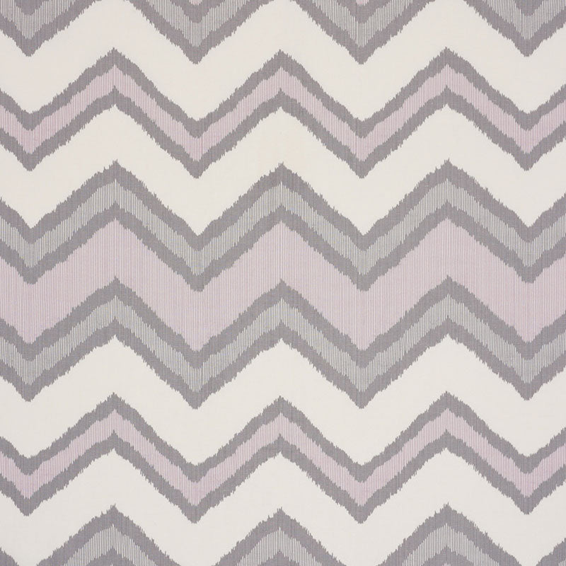 Schumacher CHEVRON IKAT LILAC Fabric | Atlanta Fabrics