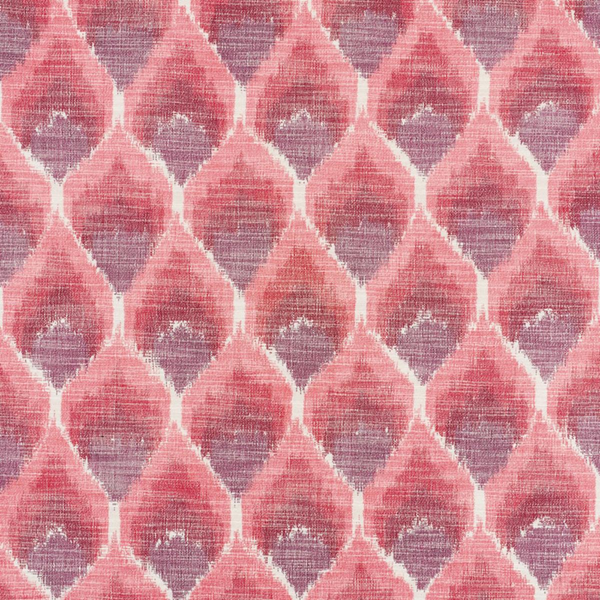 Schumacher ODISHA IKAT REDS Fabric | Atlanta Fabrics