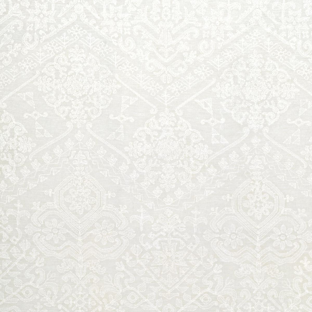 SCHUMACHER CAMILLA SHEER IVORY FABRIC | Atlanta Fabrics