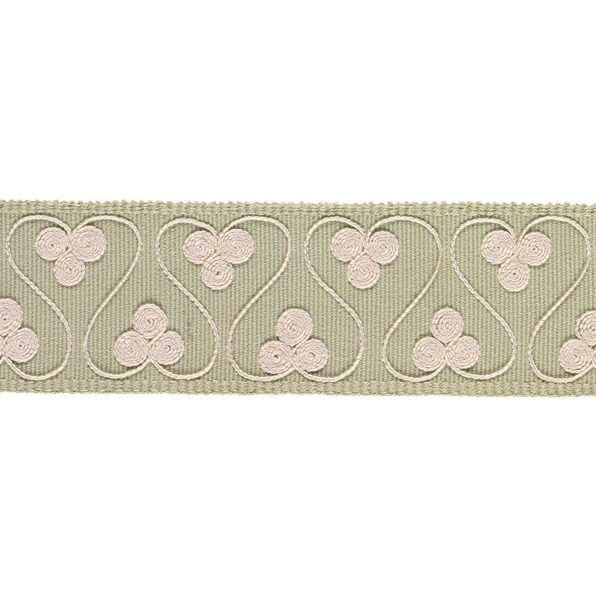 Schumacher COQUETTE TAPE CELADON Trim | Atlanta Fabrics