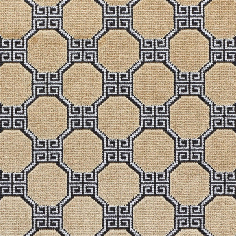 SCHUMACHER OCTAVIA VELVET GOLD FABRIC | Atlanta Fabrics