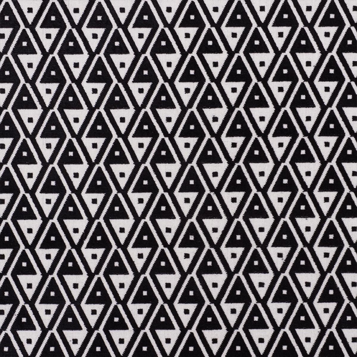 SCHUMACHER HOFFMANN VELVET ONYX FABRIC | Atlanta Fabrics
