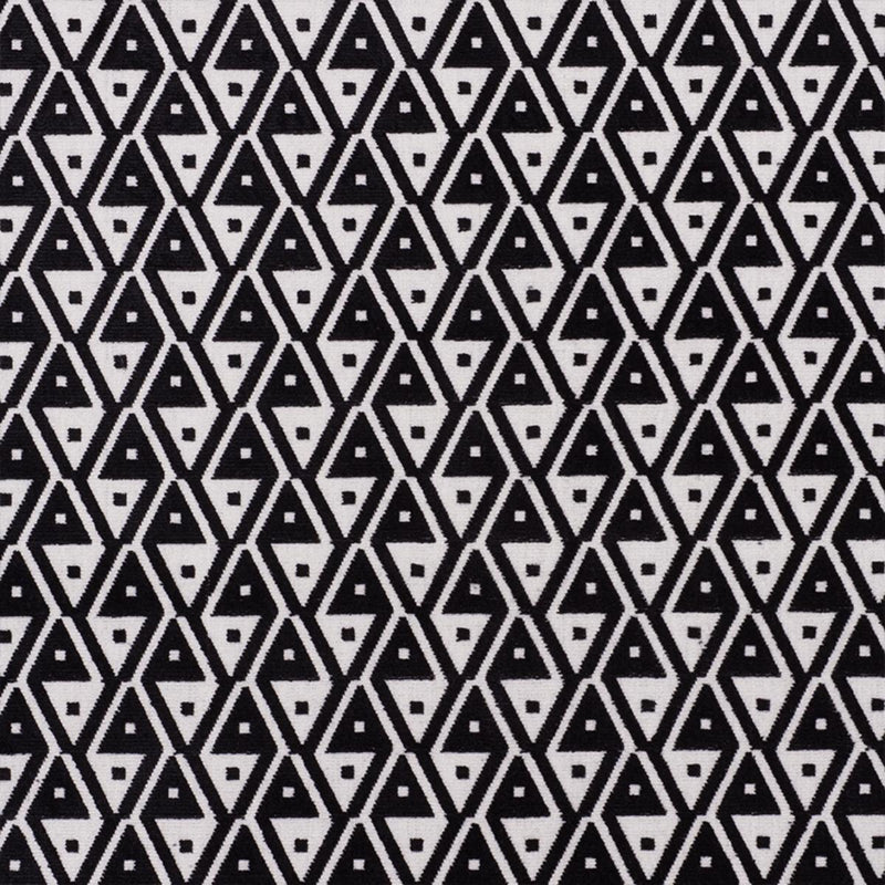 SCHUMACHER HOFFMANN VELVET ONYX FABRIC | Atlanta Fabrics