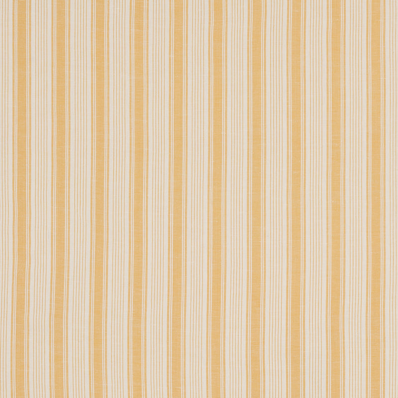 Schumacher OJAI STRIPE YELLOW Fabric | Atlanta Fabrics