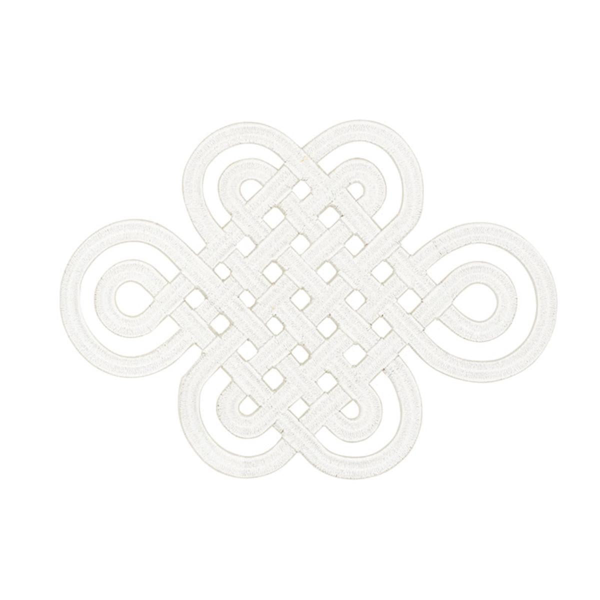GOOD LUCK KNOT APPLIQUÌä IVORY