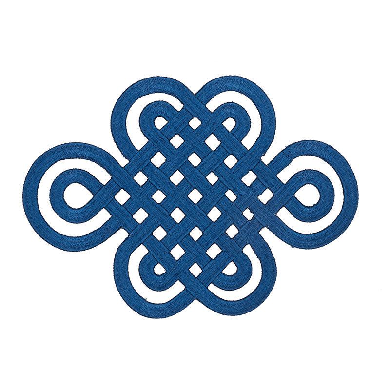 GOOD LUCK KNOT APPLIQUÌä SAPPHIRE