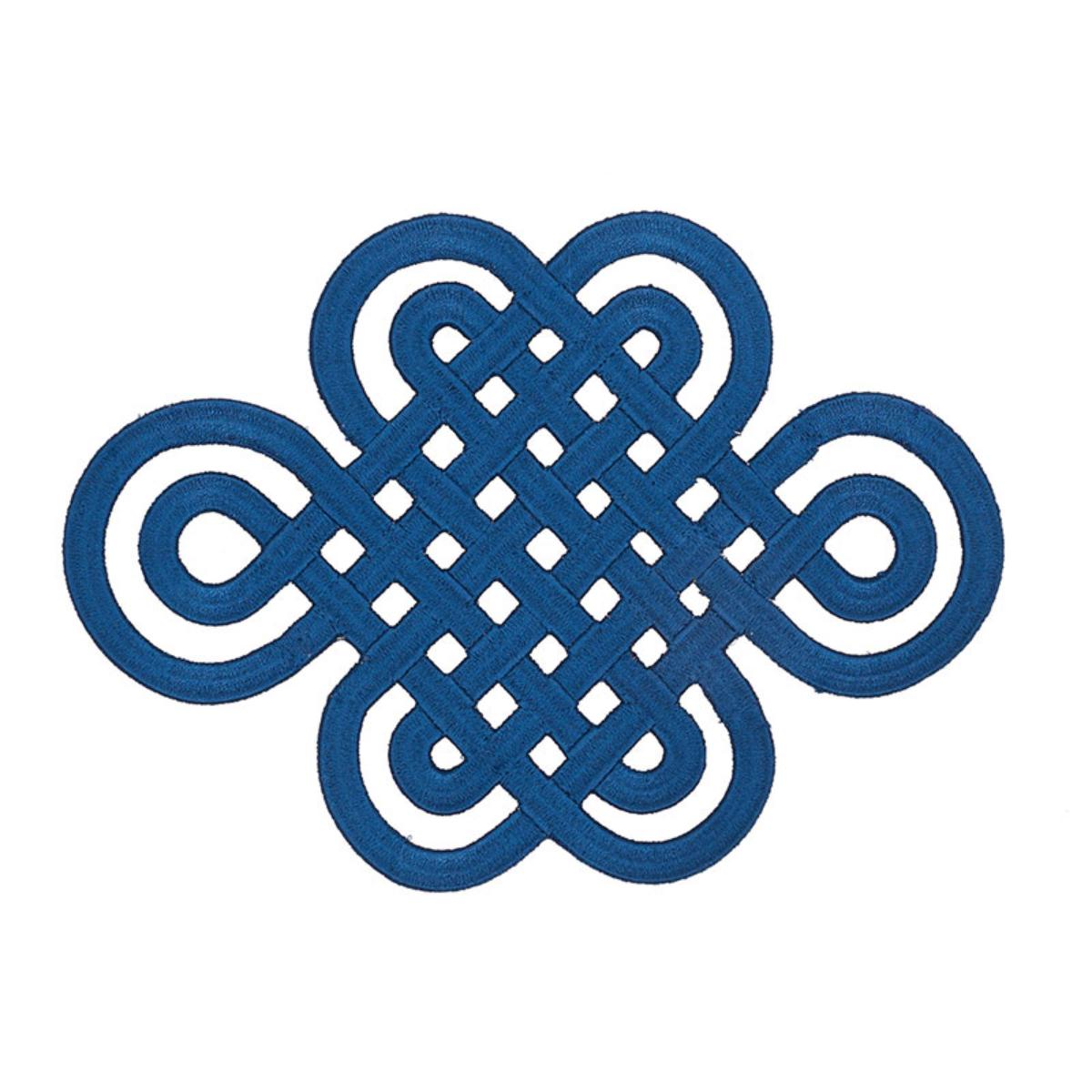 GOOD LUCK KNOT APPLIQUÌä SAPPHIRE