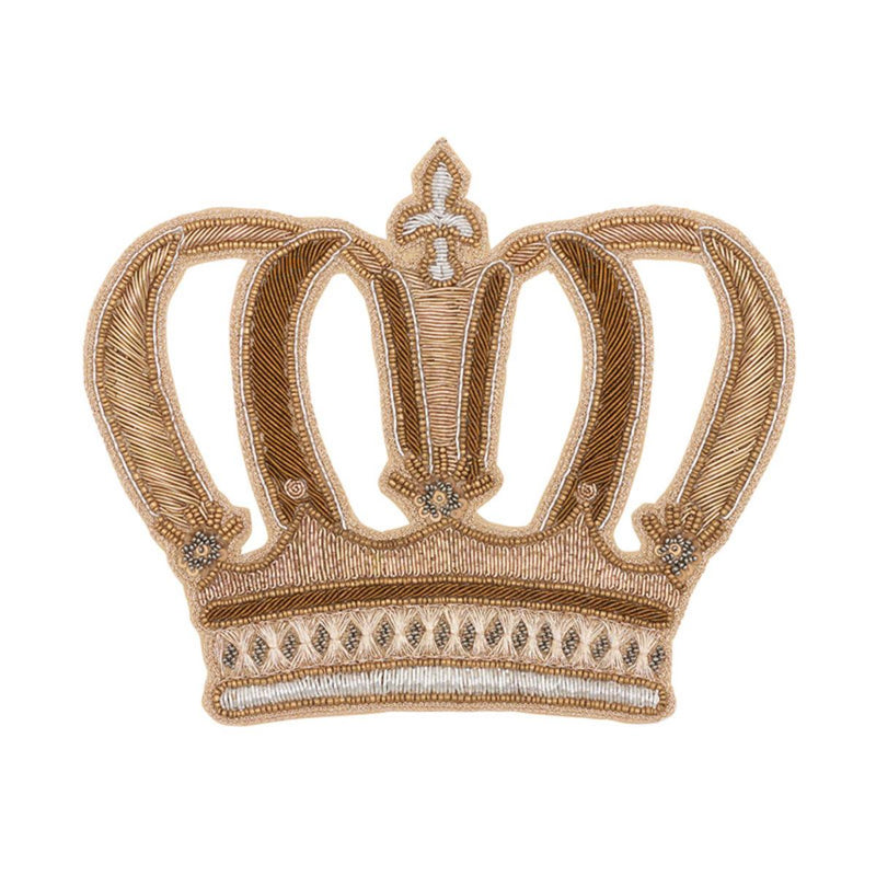 SCHUMACHER CROWN APPLIQUE GOLD TRIM | Atlanta Fabrics
