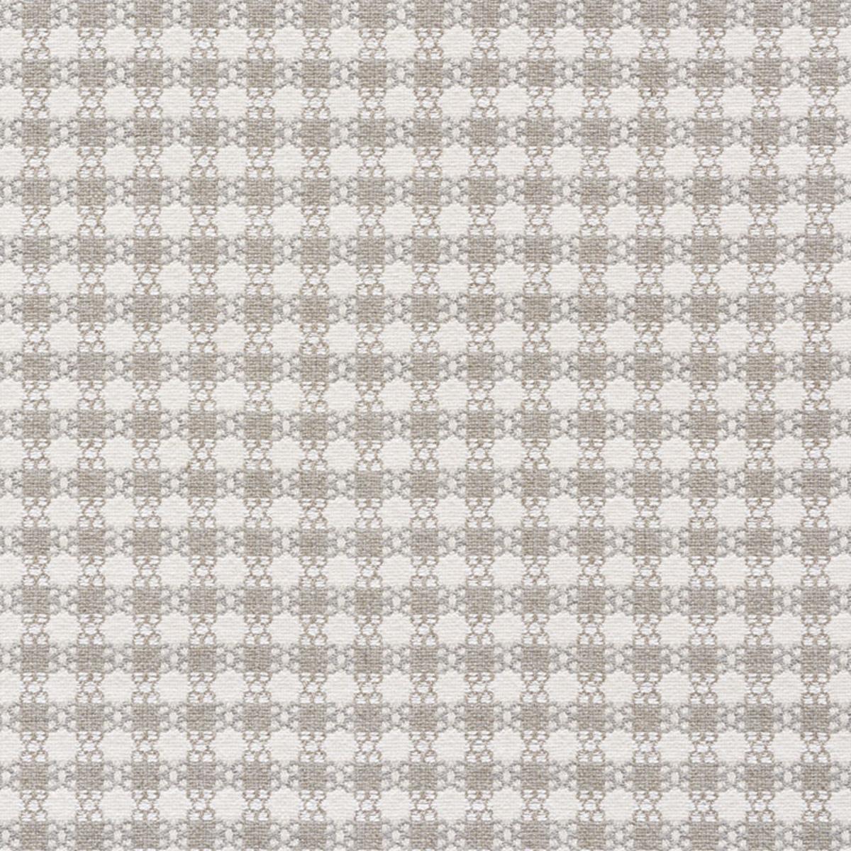 Schumacher CHECKMATE GREY Fabric | Atlanta Fabrics
