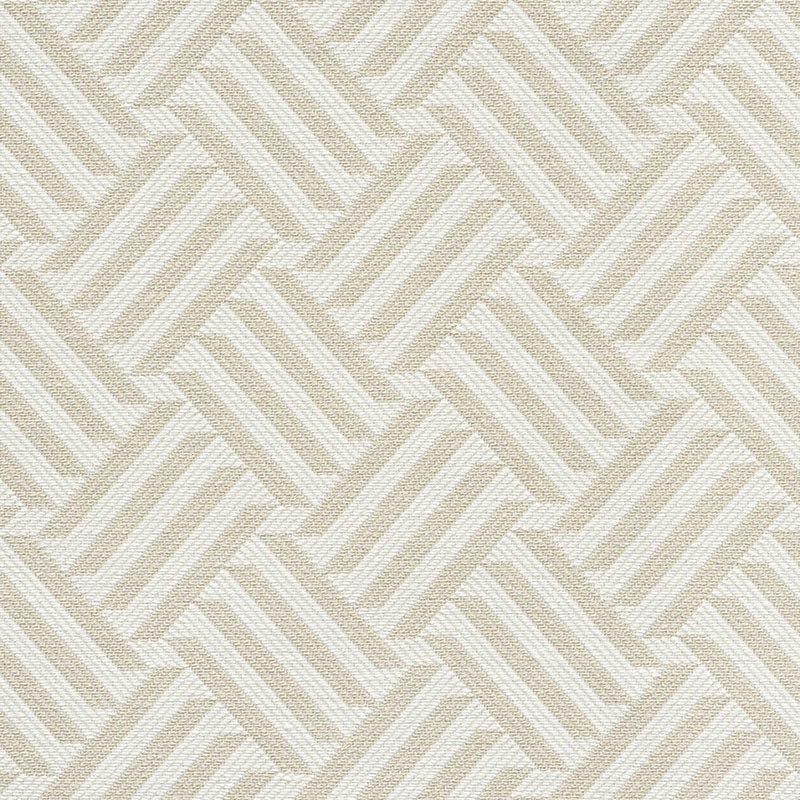 Schumacher CROSS HATCH NATURAL Fabric | Atlanta Fabrics
