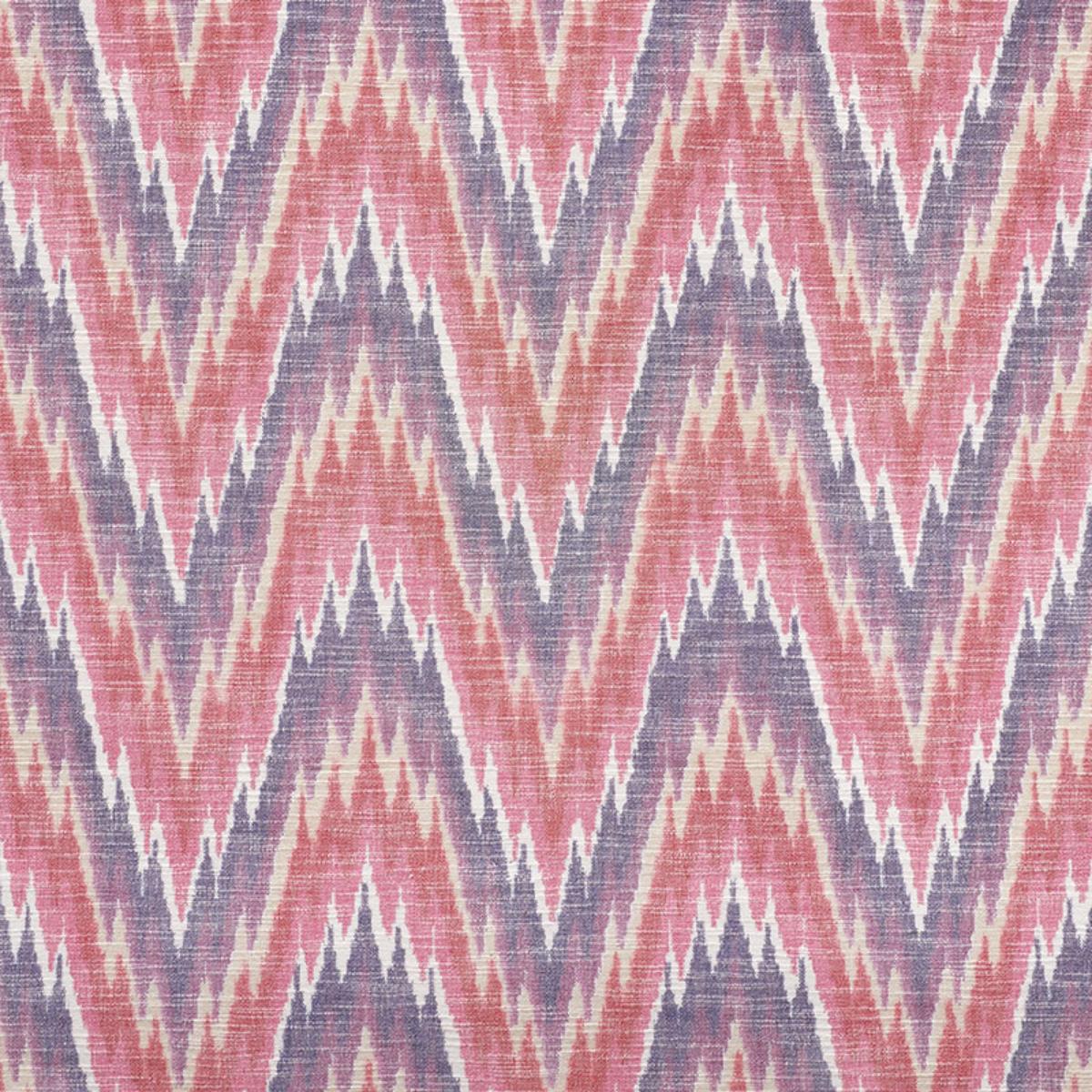 SCHUMACHER IBIZA FLAMESTITCH BERRY FABRIC | Atlanta Fabrics
