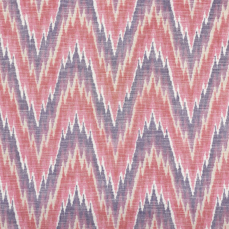 SCHUMACHER IBIZA FLAMESTITCH BERRY FABRIC | Atlanta Fabrics