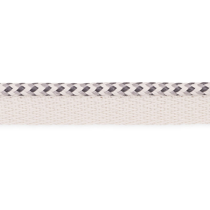 Schumacher BOLANDER CORD INDOOR/OUTDOOR GREY Trim | Atlanta Fabrics
