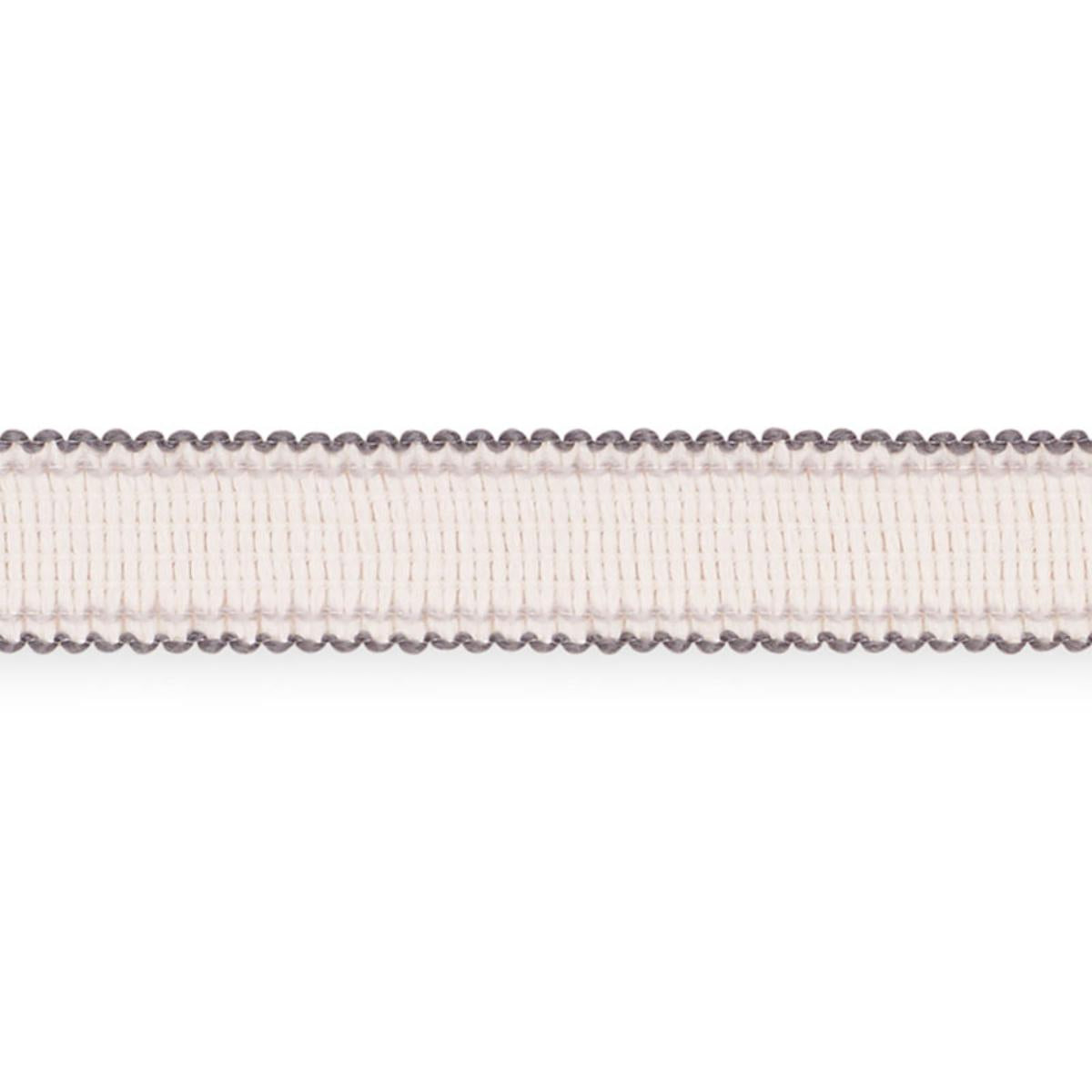 Schumacher FILIPPA TAPE INDOOR/OUTDOOR GREY Trim | Atlanta Fabrics